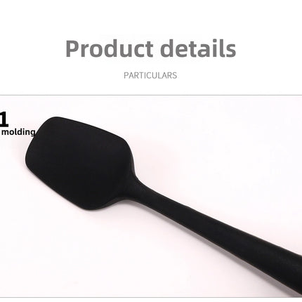 Food Grade Silicone Spatula Heat Resistant Non-Stick Kitchen Scraper for Baking Cake Cream Mixing Cooking Utensil