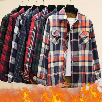 Thickened Fleece Winter Shirt Jacket for Women Casual Style Plus Size Slimming Design Versatile Autumn Winter Collection