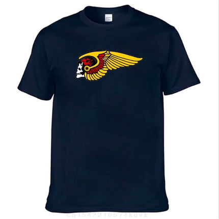 H-Helles T-Shirt Summer Popular Logo A-Angeles Y2K Casual T-Shirts Cotton Novelty T-Shirt For Men Short Sleeve Design Tops