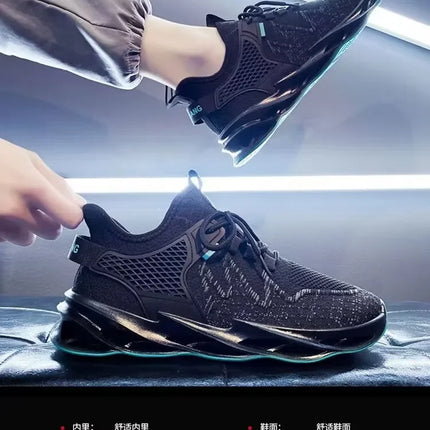 Men's Shoes Casual Sneakers Non Slip Breathable Running Shoe Mesh Tenis Outdoor Basketball Sports Tennis Shoes Zapatos De Hombre