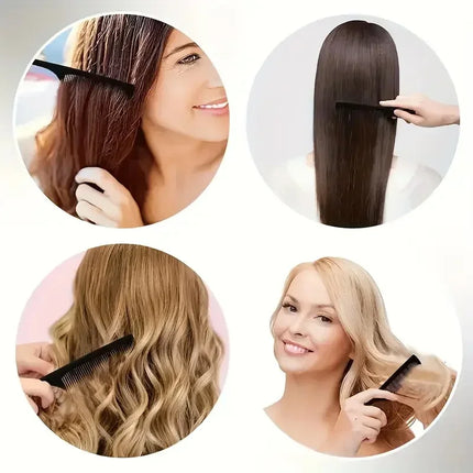 5pcs Rat Tail Comb Set, Distribution Styling Hair Comb, Edge and Back Brushes to Smooth Hair，Special for real hair wigs