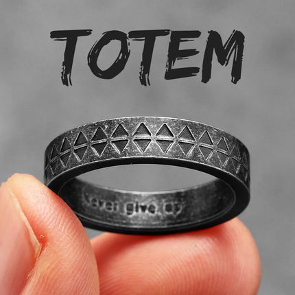 Retro Geometry Texture Men Rings Stainless Steel Women Fashion Jewelry Punk Trendy Luxury New In Accessories Gift Wholesale