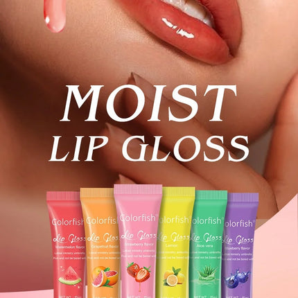 24PCS Flower and Fruit Lip Balm set moisturizes, improves lip condition and moisturizes Valentine's Day gift party gifts