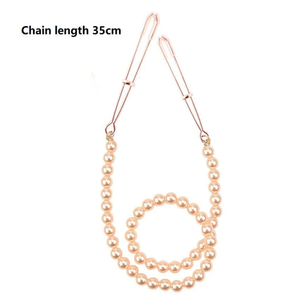 Colorful Metal Nipple Clamps With Chain Set Woman Rainbow Nipple Clips Breast Bondage Restraint Slave Fetish Female Sex Toy
