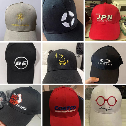 Custom Baseball Caps Adjustable Embroidery Print Hat Custom Logo Men's Cap Hip Hop Snapback DIY Team Logo Designer Baseball Caps