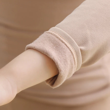 Autumn and winter velvet thickening children's dance clothes girls bottoming clothes skin color warm clothes tights flesh color