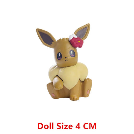 Pokemon Anime Figure Pikachu Eevee Charizard Mewtwo Cartoons Figure Collection Model Pocket Monster Action Toys Birthday Gift