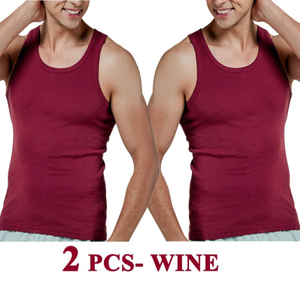Tank Tops Men 100% Cotton Running Vest Fitness Cool Top Gym Sport Slim Colorful Outdoor Casual Undershirt Male Gift 7 Colors