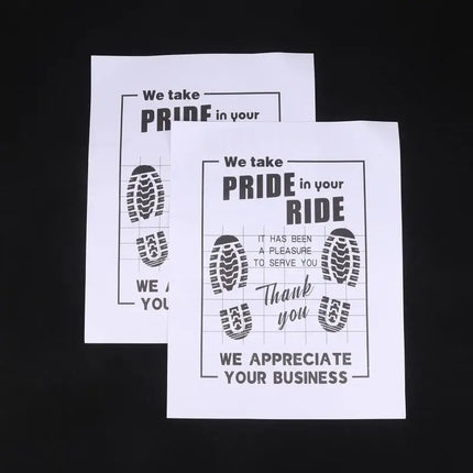 Car Floor Mat Disposable Waterproof Anti-Slip Paper Pad Perfect for Automotive Interior Protection and Cleaning