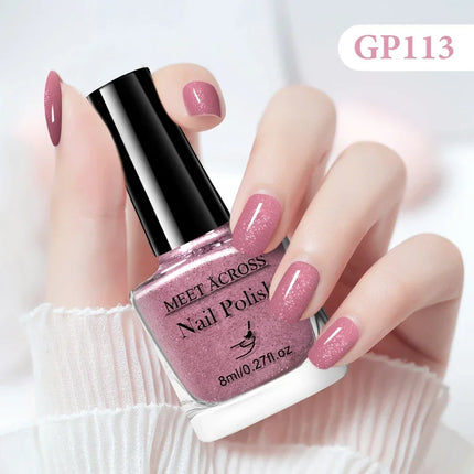 8ml Water-Based Nail Polish 48 Colors Long Lasting Quick Drying No Need of Lamp to Cure Nail Supplies Vernis for Nails Manicure