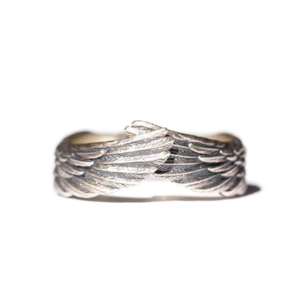 Retro Angel Demon Wings Open Ring for Women Couples Punk Gothic Adjustable Finger Jewelry Accessories Hip Hop Gifts