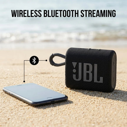 JBL Go 3 Mini Portable Wireless Bluetooth Speaker IP67 Waterproof Sports Deep Bass Sound Outdoor Camping Beach Party Subwoofer