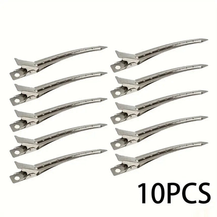 New Alligator Hair Clips Metal Duck Bill Hair Clips for Styling - with Holes Professional Sectioning Clips for Salon And Women