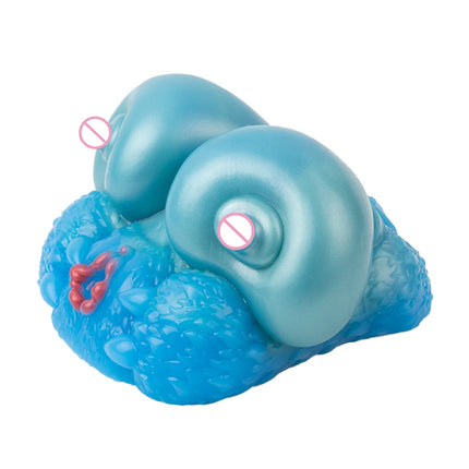 ELKKOST Fantasy Silicone Breast Shape Male Masturbator Pocket Pussy Toy Realistic Skin Touch Vaginal Channel Adult Sex Toys