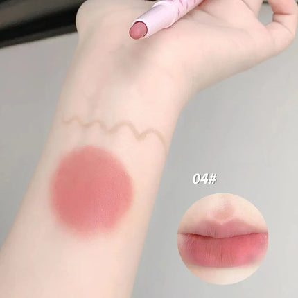Lovely Sweet Doggie Double-ended Lip Liner Velvet Matte Pearlescent Lipstick For Outline Full Lips Cappuvini Nude Lip Pencil