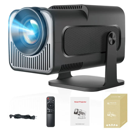 FOCABO 4K Android 11 Projector Native 1080P 390ANSI HY320 Dual Wifi6 BT5.0 1920*1080P Cinema portable Projetor upgrated