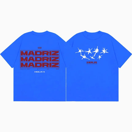 Natos Y Waor Double Sided Graphic T Shirts Men Women Hip Hop Vintage Short Sleeve T-shirts Summer Fashion Casual Cotton T-shirt