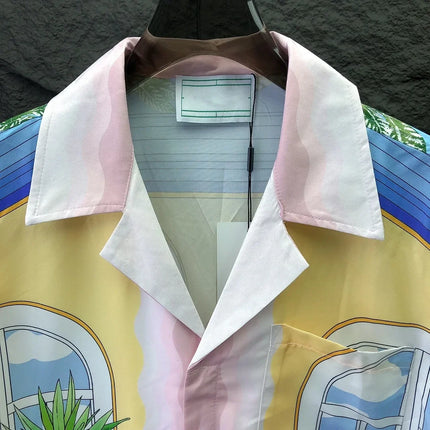 Trendy Long Sleeve Men's Shirt 3D Printing Design Beachwear Motorcycle Style Spring And Autumn Collection from Mainland China