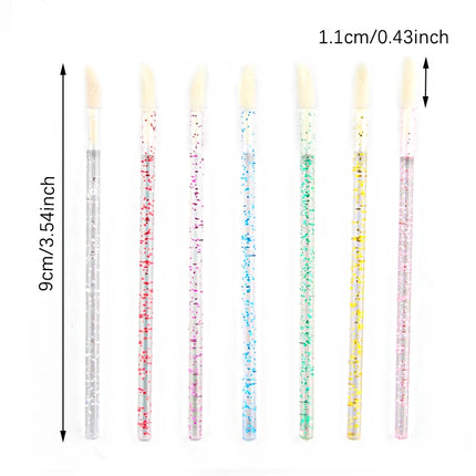 Lanjinglin 5/50 Pcs Lip Brush Reusable Makeup Brushes Lipstick Applicator Wands Eyelashes Extension Tool Beauty Accessories