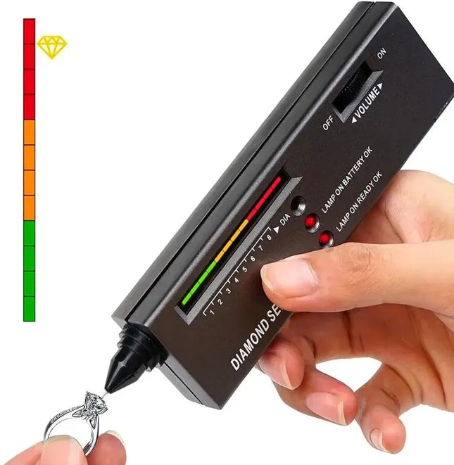 Diamond Tester Portable Gemstone Selector Tool LED Indicator Accurate Reliable Jewelry Test Tool For Jewelry Jade Ruby