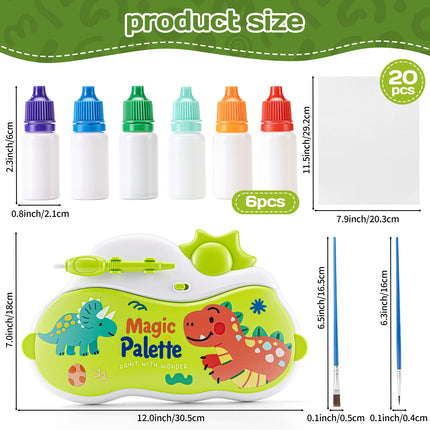 Kids Mess-Free Drawing Paint Palette, Non-Toxic Educational Toy for Children, Safe for Skin and Clothes, Ideal for Home & School