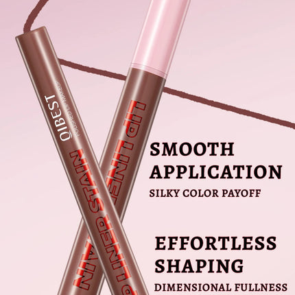 QIBEST Matte Liquid Lipliner Pencil Waterproof Plumping Stain Lipstick Natural Lip Liner Outline Lips Contour Pen Cosmetics