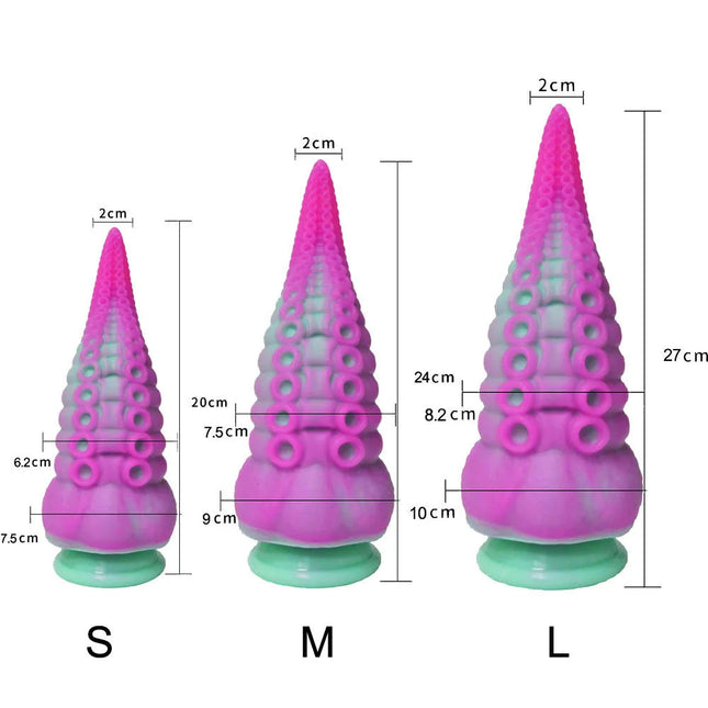 3 Sizes Huge Silicone Anal Dildo for Women Masturbation Octopus Tentacle Anal Plug Prostate Massage Buttplug Sex Toy 18+
