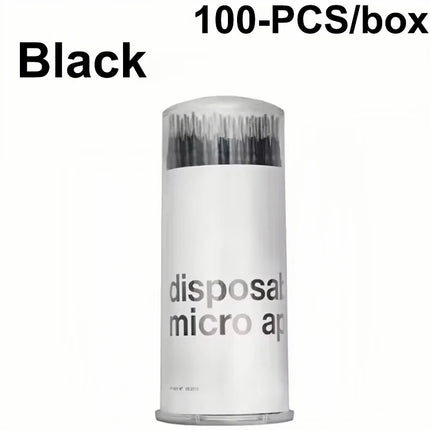 100 Pcs Disposable Spiral Handle Microbrush Mascara Wands Micro Brush Applicator Lashes Brushes Eyelash Extension Makeup Tools