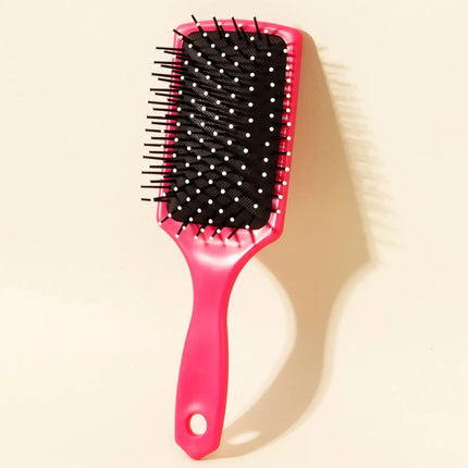 1PC Airbag Massage Hair Brush – Exfoliating Anti-Static Comb with ABS Plastic Handle, Styling Tool for Real Hair Wigs