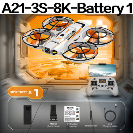 Original A21 PRO Drone 8K 5G Professional HD Aerial Photography Brushless Full Surround Drone HD Dual Camera Quadcopter Toy Dron