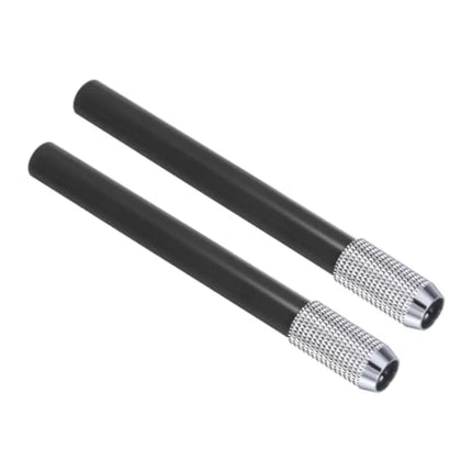 Pencil Extenders, 2Pcs Art Adjustable Metal Pencil Holder Lengthener Pen Sleeve for Short Pencil Crayon Colo Pencils Writing De