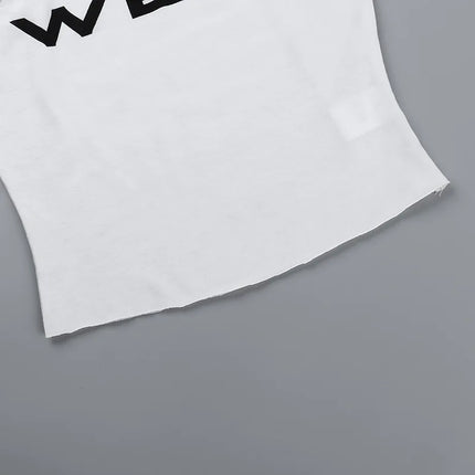 PixieKiki Wet Letter Print White Crop Top Shirt Y2k Streetwear Sexy Summer Clothes for Women Tank Tops 2024 P66-AE10