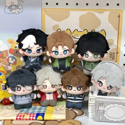 Cartoon Identity V Doll Keychain 10cm Plush Cotton Doll Pendent Explorer Composer Mercenary Anime Figure Keyring Fans Gifts