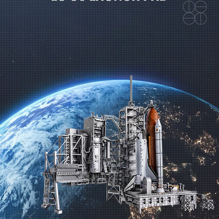 Piececool 3D Metal Puzzles LC-39 Launch Pad 3D Metal Model Kits for Adult DIY Craft Jigsaw Building Blocks Best Gifts