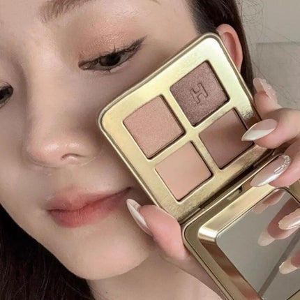 NEW Hour/glass 4-Color Eyeshadow Palette Matte Minimalist Idealist Realist Colors Lasting Pearlescent Fine Flash Eyeshadow