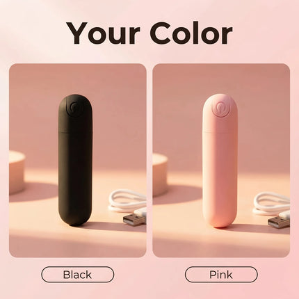 G Spot Bullet Vibrator Nipple Clitorals Stimulator USB Rechargeable for- 10 Modes Portable Waterproof Mini Vaginal Anal Massager