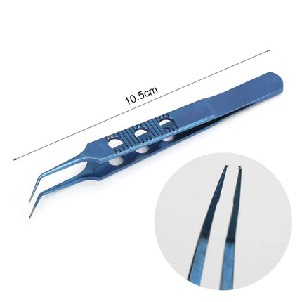1 pc Eyelid Tweezers 10.5cm ophthalmic microsurgical instruments Ophthalmic forceps with hook platform