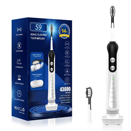 S9 Sonic Electric Toothbrush Cordless USB Rechargeable Ultrasonic Whitening Waterproof Automatic Tooth Brush for Oral Care