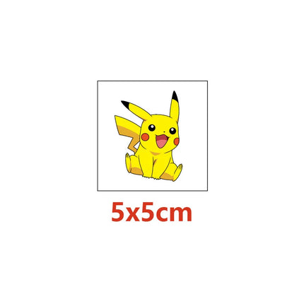 20pcs/set Pokemon Tattoo Stickers Anime Figure Pikachu Charizard Periphery Temporary Stickers Toys Partys Gifts Supplies