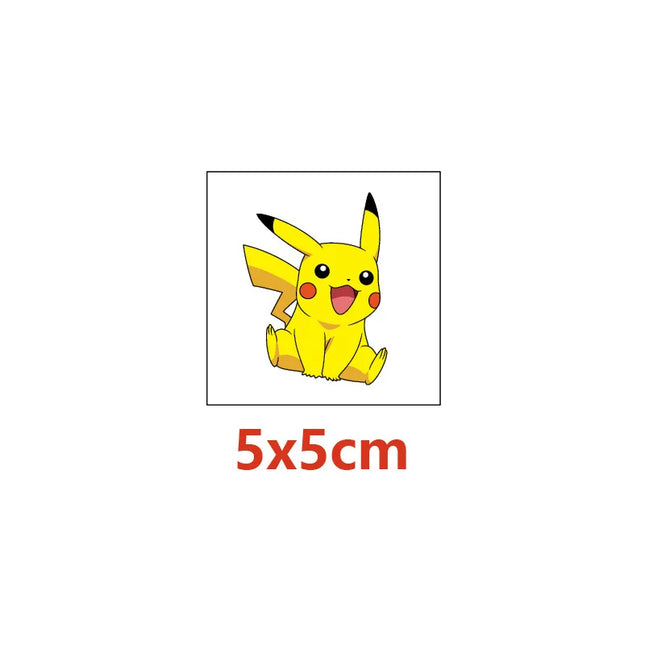 20pcs/set Pokemon Tattoo Stickers Anime Figure Pikachu Charizard Periphery Temporary Stickers Toys Party Gifts Supplies