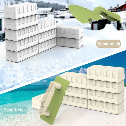 Beach Toy Children Play Sand Toy Shovel Sandbox Brick Walls Molds Castle Building Tools Summer Outdoor Play Beach Game for Kids