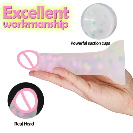 Flexible Realistic Silicone Dildo For Begginner G-spot Vagina Stimulation Strong Suction Cup Anal plug Prosate Massager Sex Toy