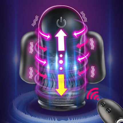 Glans Vibrator Trainer Male Delay Ejaculation Lasting Trainer Vibrator  Penis Sex Toy for Pleasure Remote Control Masturbation