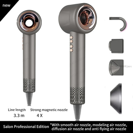 Professional Super Hair Dryer Negative Ion Quick Dry Leafless Hair dryers Salon Home Appliances Constant Temperature Hair Care