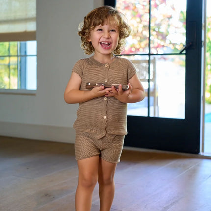 AS New SS26 Knitted Collection For Girls Boys Familly Match Clothes 100% super high quality kids clothing
