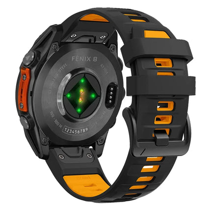 For Garmin Fenix 8 43mm 47mm 51mm Sports Original Silicone Wristband for Garmin Epix/Quatix7/Fenix 7X 6X 7S Pro/Descent Mk3 Band