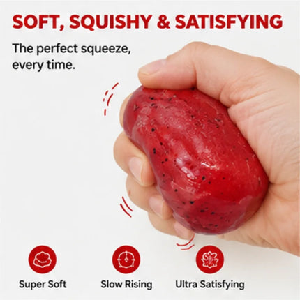 Watermelon Slushy Squishy Toy Sensory Anti Stress Ball Soft Jelly Squeeze Toys Cute Office Desk Fidget Gag Gifts for Kids Adults