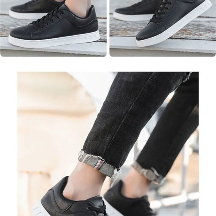 Casual Shoes Loafers British Leather Sneakers Flats Shoes Classic Men Leather Shoes Spring Summer New Trendy All-match Platform