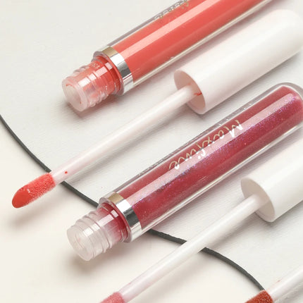 Water gloss mirror lip gloss moisturizing application without showing lip lines versatile for daily use