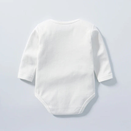 Baby Clothes 100% Cotton Long Sleeve Solid Baby Bodysuit for Boys Girls 0-24 Months Soft Unisex Onesie Romper Newborn Outfit